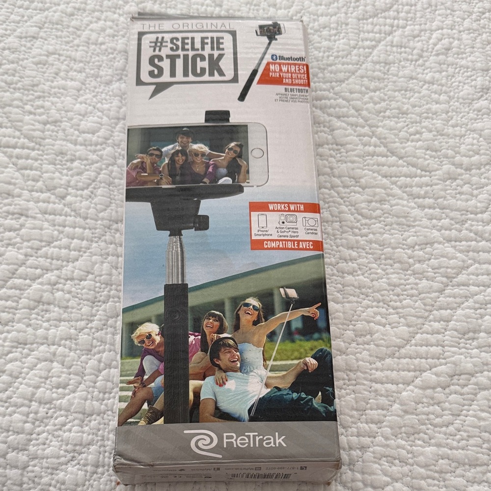 ReTrak The Original #Selfie Stick - Black/Silver